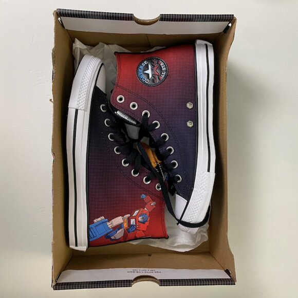 CONVERSE Chuck Taylor All Star Transformers Optimus Prime Edition New - Picture 12 of 12